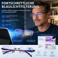 Pipihome samopodesive dioptrijske naočale 2 kom - Automatsko fokusiranje, filter plavog svjetla, naočale za čitanje za muškarce i žene 4