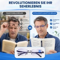 Pipihome samopodesive dioptrijske naočale 2 kom - Automatsko fokusiranje, filter plavog svjetla, naočale za čitanje za muškarce i žene 6