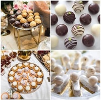 PIQIUQIU 3 darabos félgömb szilikon forma csokoládé, torta, zselé és mousse készítéshez 8