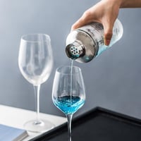 PIQIUQIU 400ml Rozsdamentes Acél Koktél Shaker Szűrővel és Keverővel 3