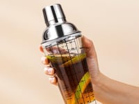 PIQIUQIU 400ml Rozsdamentes Acél Koktél Shaker Szűrővel és Keverővel 7