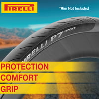 Anvelopă Pliabilă pentru Cursieră Pirelli P7 Sport – Negru 5