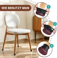 PISAO 32 db Fekete Szilikon Széklábvédő Sapka Filc Betéttel, Keménylaminált Padlóhoz, 14-20 mm 6