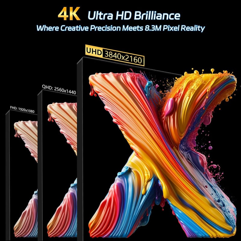 Pisichen 27" 4K UHD érintőképernyős gaming monitor 60Hz IPS kijelző