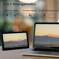 Pisichen 7 Colos Érintőképernyős Hordozható Mini Monitor - HD 1024x600 IPS Kijelző, Laptop, PS4/5, Raspberry Pi Kompatibilis 4