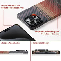 pitaka iPhone 15 Pro Max Tok MagSafe Kompatibilis, Ultra Vékony Aramid Szálból Készült Védőtok Kamera Védelemmel 5