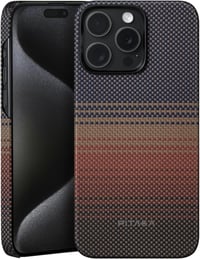 pitaka iPhone 15 Pro Max Tok MagSafe Kompatibilis, Ultra Vékony Aramid Szálból Készült Védőtok Kamera Védelemmel 1