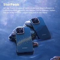 pitaka iPhone 16 Pro Max Tok, Ultra Vékony Aramid Szál Mobiltelefon Védőtok MagSafe Kompatibilis, Tejútgalaxis Mintás Szövött Felület 6