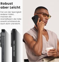 pitaka iPhone 16 Pro Tok, Mágneses Védőtok Aramid Szálból, MagSafe Kompatibilis, Vékony Katonai Védelem TPU Réteggel 5