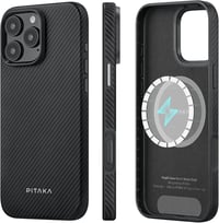 pitaka iPhone 16 Pro Tok, Mágneses Védőtok Aramid Szálból, MagSafe Kompatibilis, Vékony Katonai Védelem TPU Réteggel 1