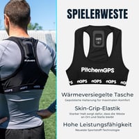 PitcheroGPS Futball Tracker Mellény - 18 Teljesítménymérő, 60 Napos Előfizetés, Ifjúsági L - Jugend L 7