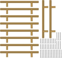 Piuluvor 10 db Arany Bútor Fogantyú 128 mm Rozsdamentes Acél Szekrény Fiók Konyha 1