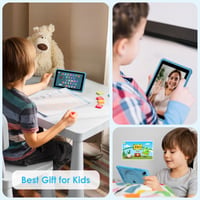 Tabletă pentru copii PIXPEAK de 7 inchi, 36 GB RAM, 128 GB ROM, Android 15.0, ecran FHD, 6580 mAh, control parental, WiFi, Bluetooth, albastru 7