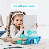 Tabletă pentru copii PIXPEAK de 7 inchi, 36 GB RAM, 128 GB ROM, Android 15.0, ecran FHD, 6580 mAh, control parental, WiFi, Bluetooth, albastru 5