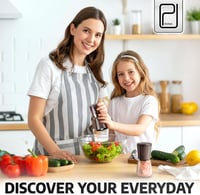 PJCKitchen Fekete Rozsdamentes Fűszermalom Bambusz Állvánnyal - Só és Bors Őrlő Szett 7