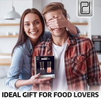 PJCKitchen Fekete Rozsdamentes Fűszermalom Bambusz Állvánnyal - Só és Bors Őrlő Szett 5