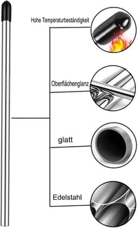 PKQTOP Rozsdamentes acél palacktartó betét mosogatógéphez, üveg és flakonrögzítő standard rácshoz, 8 db 3