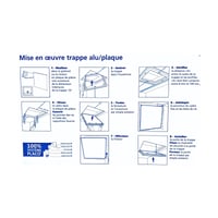 Placo Placoplatre T119665 aluminijska revizijska vrata 600x600 mm zelena - revizijski otvor za spušteni strop 4