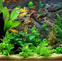PLASTIKO 3D Akvárium Háttér 80x50 cm Kőmintás Barna Ragasztás Nélkül 5