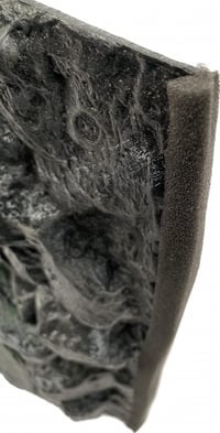 PLASTIKO 3D Akvárium Háttér 80x50 cm Kőmintás Barna Ragasztás Nélkül 9