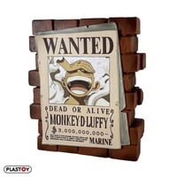 Plastoy One Piece Monkey D. Luffy Wanted plakátos persely - PVC - 16 cm 1