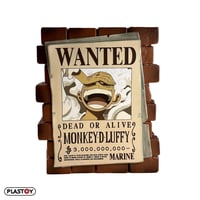 Plastoy One Piece Monkey D. Luffy Wanted plakátos persely - PVC - 16 cm 2