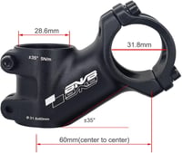 PLATTBK 31.8 mm 35 fokos alumínium kerékpár kormány előbau mountain bike országúti BMX MTB 2