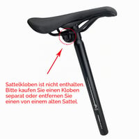 Hliníková sedlovka PLATTBK 450 mm - 25.4/27.2/28.6/31.6 mm pre MTB, cestné, zjazdové a BMX bicykle 4