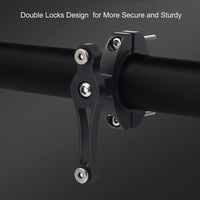 PLATTBK FDE-074BL alumínium kulacstartó adapter kerékpárhoz - fekete 5