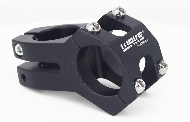 Pipă ghidon MTB PLATTBK 31,8 mm, 45 mm, scurtă, 0 grade, aliaj de aluminiu, pentru bicicletă montană, cursieră, BMX