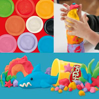 Sada modelovacej hmoty Play-Doh Fantastické farby – 9 téglikov (7 štandardných + 2 malé), kreatívna hračka od 3 rokov, rozvoj jemnej motoriky 6