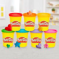 Sada modelovacej hmoty Play-Doh Fantastické farby – 9 téglikov (7 štandardných + 2 malé), kreatívna hračka od 3 rokov, rozvoj jemnej motoriky 9