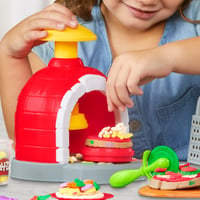Súprava na výrobu pizze Play-Doh Kitchen Creations – 6 téglikov modelovacej hmoty (4x57g + 2x28g), pec na pizzu a príslušenstvo, od 3 rokov 8