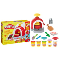 Súprava na výrobu pizze Play-Doh Kitchen Creations – 6 téglikov modelovacej hmoty (4x57g + 2x28g), pec na pizzu a príslušenstvo, od 3 rokov 1