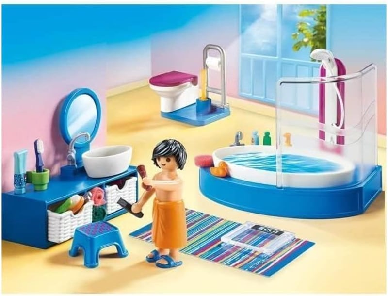 PLAYMOBIL 70211 Babaház Gyerekszoba Játékszett 4 Éves Kortól - Bathroom