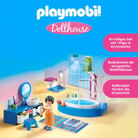PLAYMOBIL 70211 Babaház Gyerekszoba Játékszett 4 Éves Kortól - Bathroom 4