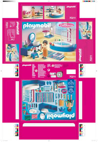 PLAYMOBIL 70211 Babaház Gyerekszoba Játékszett 4 Éves Kortól - Bathroom 10