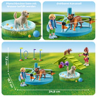 PLAYMOBIL 71745 Ihrisko pre psov – figúrky psov a doplnky pre deti od 4 rokov 4