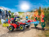 PLAYMOBIL 71825 Hasičská štvorkolka na hasenie požiaru živého plotu – City Action Hasičské auto hračka od 4 rokov 4