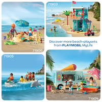 PLAYMOBIL 71905 Jazda na banáne so súpravou figúrok a vodným skútrom – Plážová dovolenka, vodná hracia súprava od 4 rokov 5
