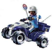 PLAYMOBIL City Action 71092 Quad de Poliție cu motor cu fricțiune, de la 4 ani 4