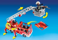 PLAYMOBIL City Action 9463 Hasičské auto so svetlom a zvukom, od 5 rokov, 1 ks 7