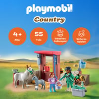 PLAYMOBIL Country 71471 Veterinárna starostlivosť o somáriky – Herná súprava pre deti od 4 rokov 2