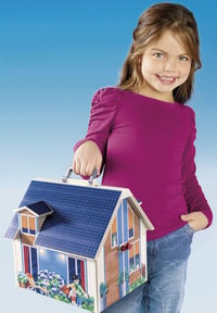 PLAYMOBIL Dollhouse 70985 Prenosný domček pre bábiky s rúčkou, skladací, od 4 rokov 7