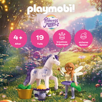 PLAYMOBIL Magic Unicorns 71843 Zberateľský jednorožec so šťastnou levanduľovou vílou – Nápaditá hracia súprava pre fanúšikov jednorožcov od 4 rokov 2