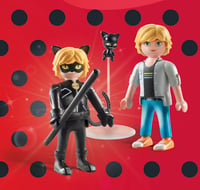 PLAYMOBIL Miraculous Adrien a Čierny kocúr hrdinské dobrodružstvo s kwami Plaggom 71337 - od 4 rokov 3