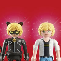 PLAYMOBIL Miraculous Adrien a Čierny kocúr hrdinské dobrodružstvo s kwami Plaggom 71337 - od 4 rokov 7