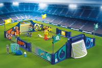 PLAYMOBIL My Life 72056 Futbalová aréna s mechanizmom na strieľanie a 2 bránkami – od 4 rokov 2