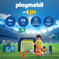 PLAYMOBIL My Life 72057 Futbalový tréningový set s bránkou a vystreľovacím mechanizmom – Futbalová hra od 4 rokov 3