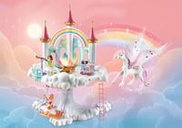 PLAYMOBIL Princess Magic 71359 Heavenly Rainbow Castle, Magic World with Luminous Rainbow Flower, Butterfly Ring, Pegas and Princesses, Age 4+ 3